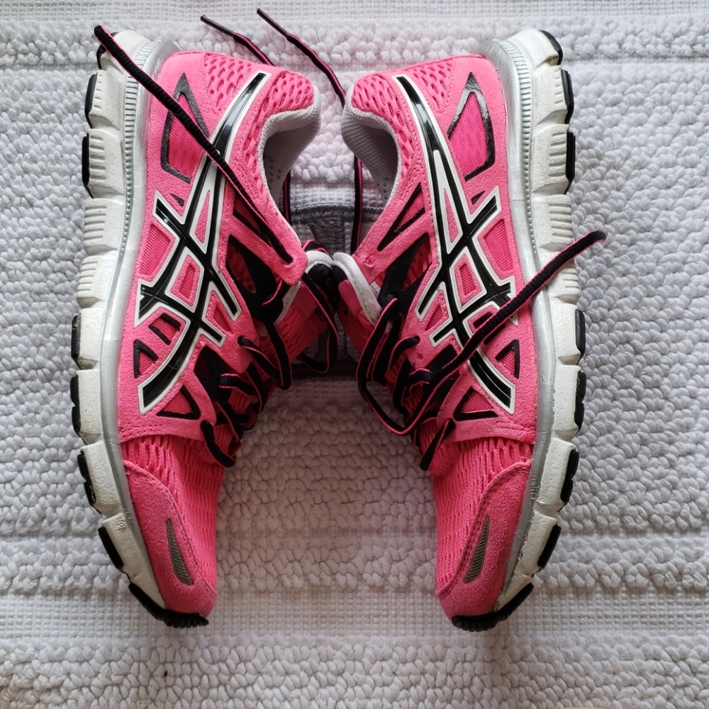 ASICS Gel Blurr33 Athletic ShoesSize 6.5 Pink Black - Picture 5 of 9
